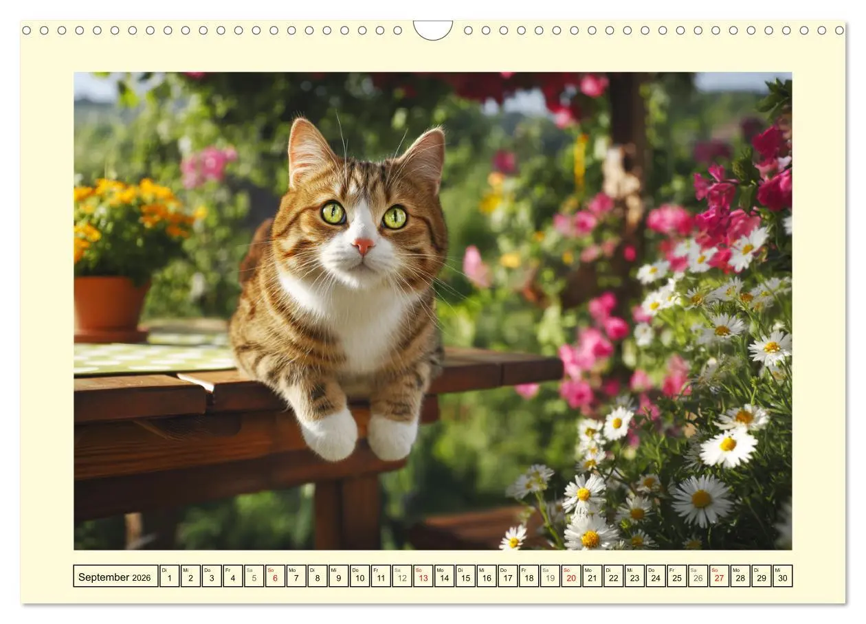 Bild: 9783516095388 | Geliebte Katzen. Unsere zauberhaften Hauskatzen im Garten...
