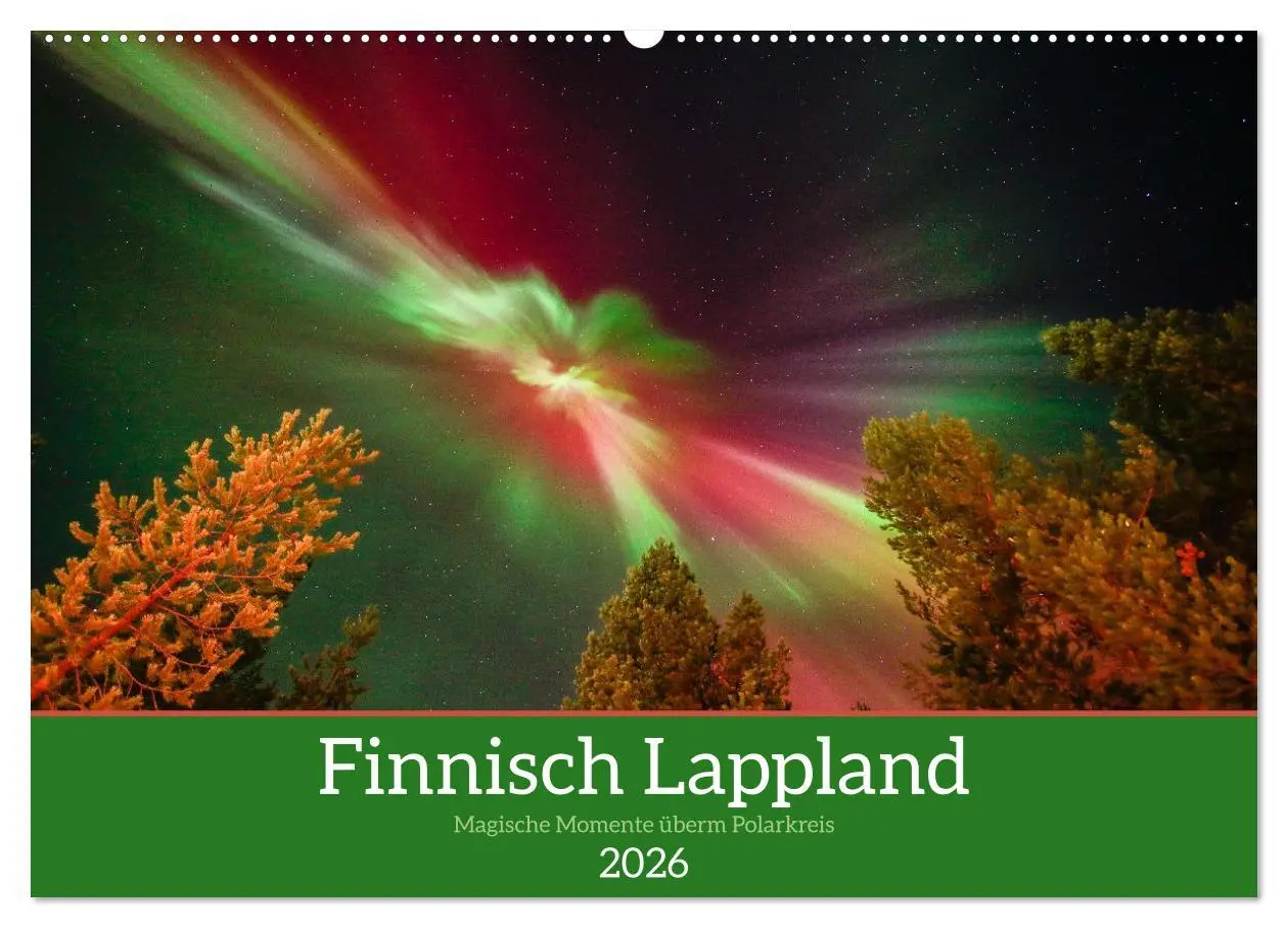 Cover: 9783516235388 | Finnisch Lappland (Wandkalender 2026 DIN A2 quer), CALVENDO...