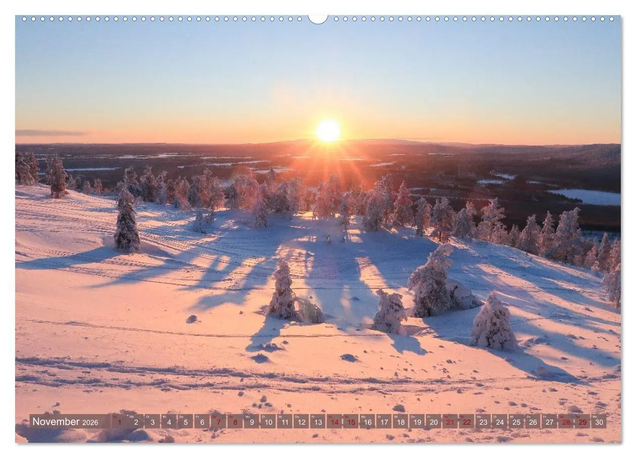 Bild: 9783516235388 | Finnisch Lappland (Wandkalender 2026 DIN A2 quer), CALVENDO...