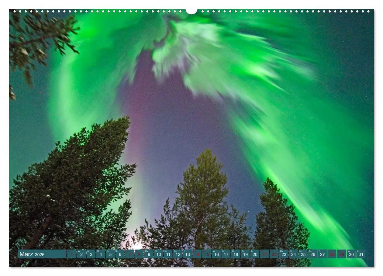 Bild: 9783516235388 | Finnisch Lappland (Wandkalender 2026 DIN A2 quer), CALVENDO...