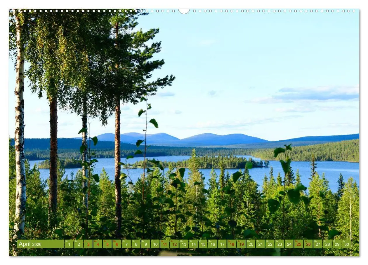Bild: 9783516235388 | Finnisch Lappland (Wandkalender 2026 DIN A2 quer), CALVENDO...
