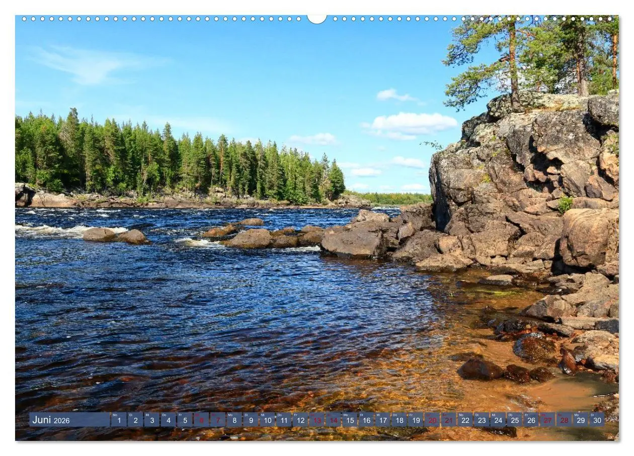 Bild: 9783516235388 | Finnisch Lappland (Wandkalender 2026 DIN A2 quer), CALVENDO...