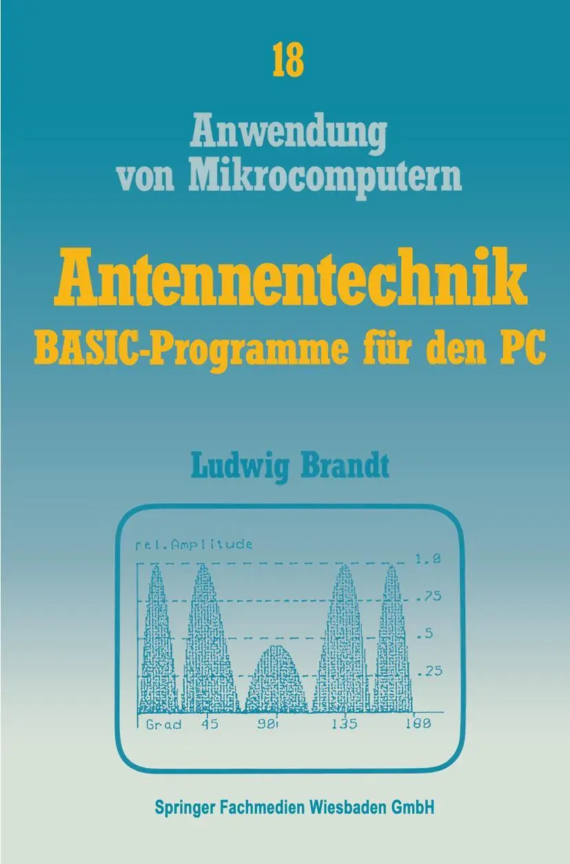 Cover: 9783528045388 | Antennentechnik | BASIC-Programme für den PC | Ludwig Brandt | Buch