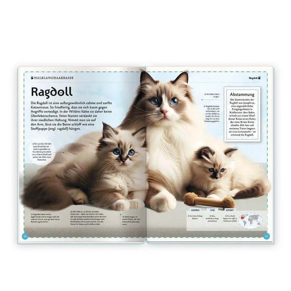 Bild: 9783988025388 | TRÖTSCH - Kinderbuch Das großartige Buch der Katzen Ab 8 Jahren | KG