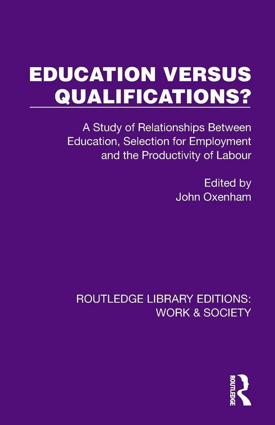 Cover: 9781032835488 | Education Versus Qualifications? | John Oxenham | Taschenbuch | 2026