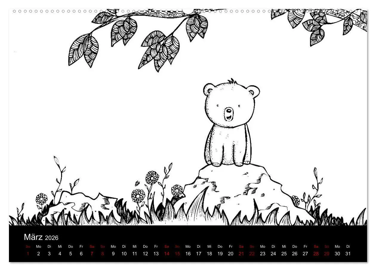 Bild: 9783457755488 | Bezaubernde Mini-Monster - Ein Ausmal-Kalender (hochwertiger...