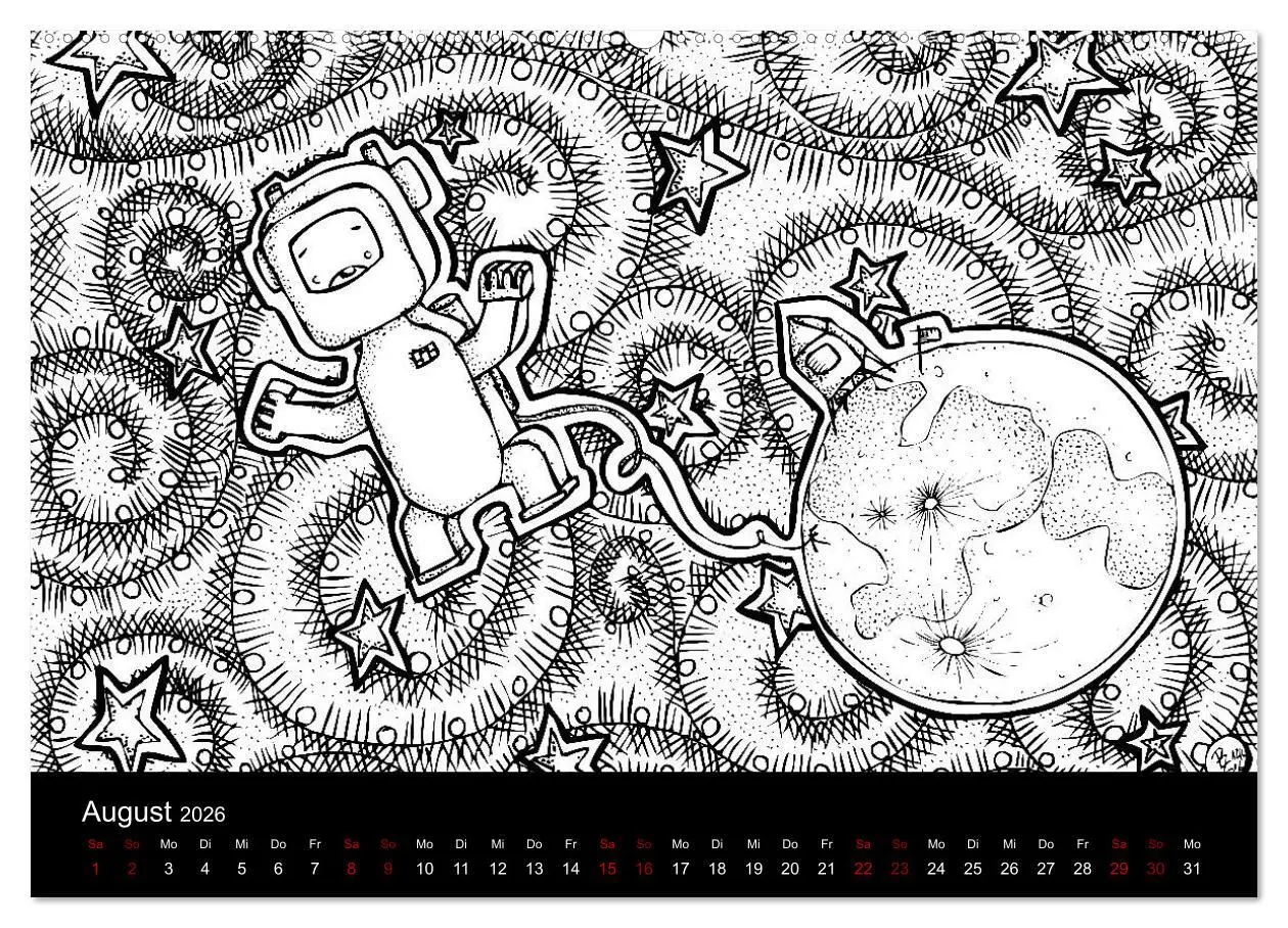 Bild: 9783457755488 | Bezaubernde Mini-Monster - Ein Ausmal-Kalender (hochwertiger...