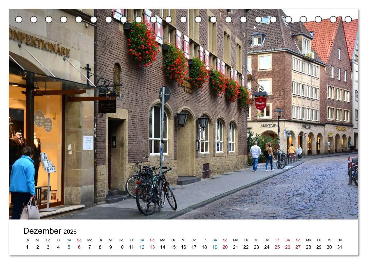 Bild: 9783457825488 | Münster - die liebenswerte Fahrradstadt (Tischkalender 2026 DIN A5...