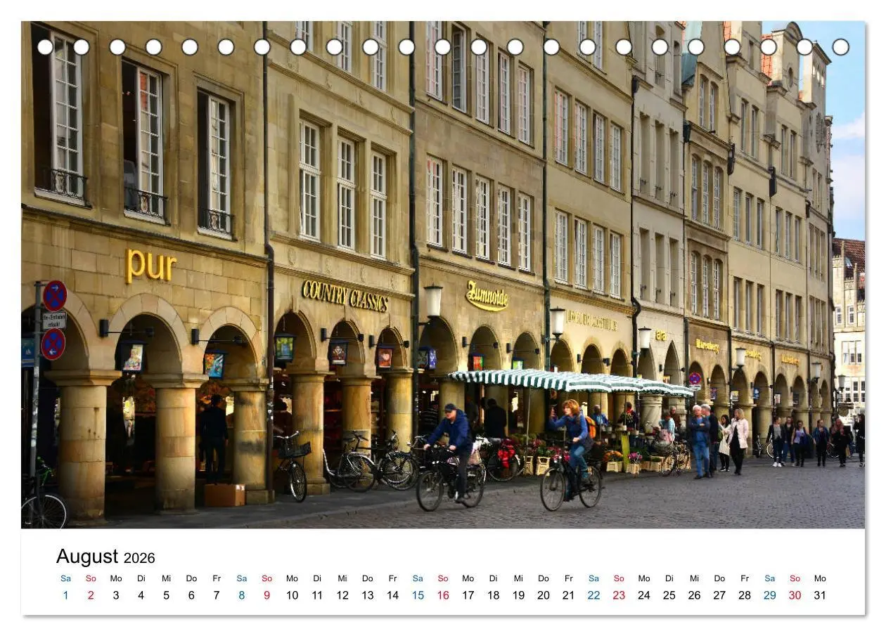 Bild: 9783457825488 | Münster - die liebenswerte Fahrradstadt (Tischkalender 2026 DIN A5...