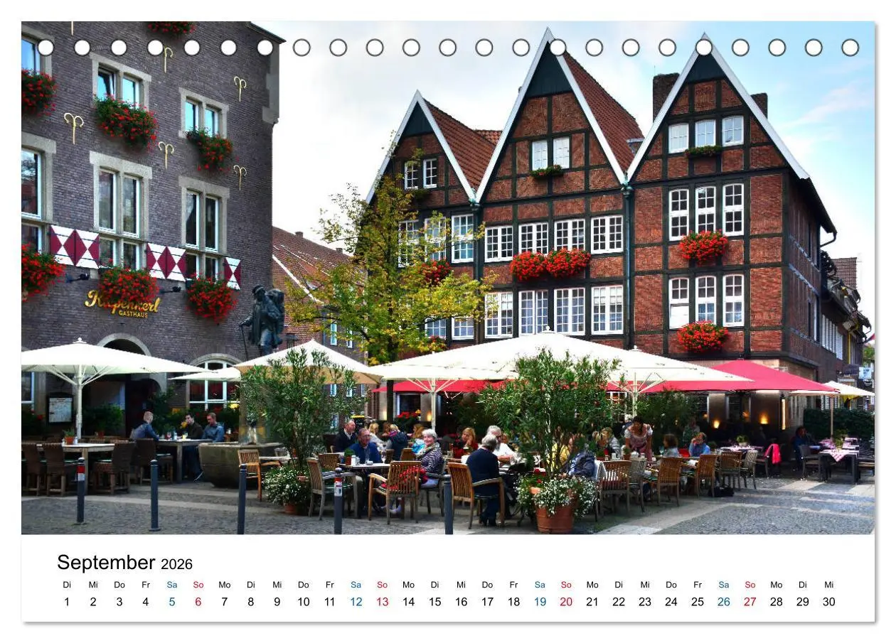 Bild: 9783457825488 | Münster - die liebenswerte Fahrradstadt (Tischkalender 2026 DIN A5...