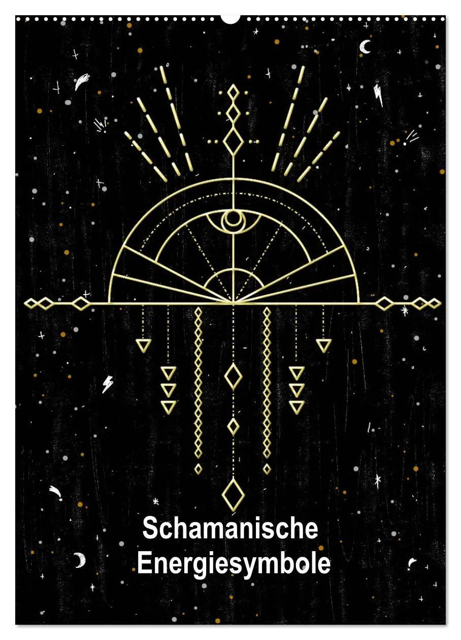 Cover: 9783516395488 | Schamanische Energiesymbole (Wandkalender 2026 DIN A2 hoch),...