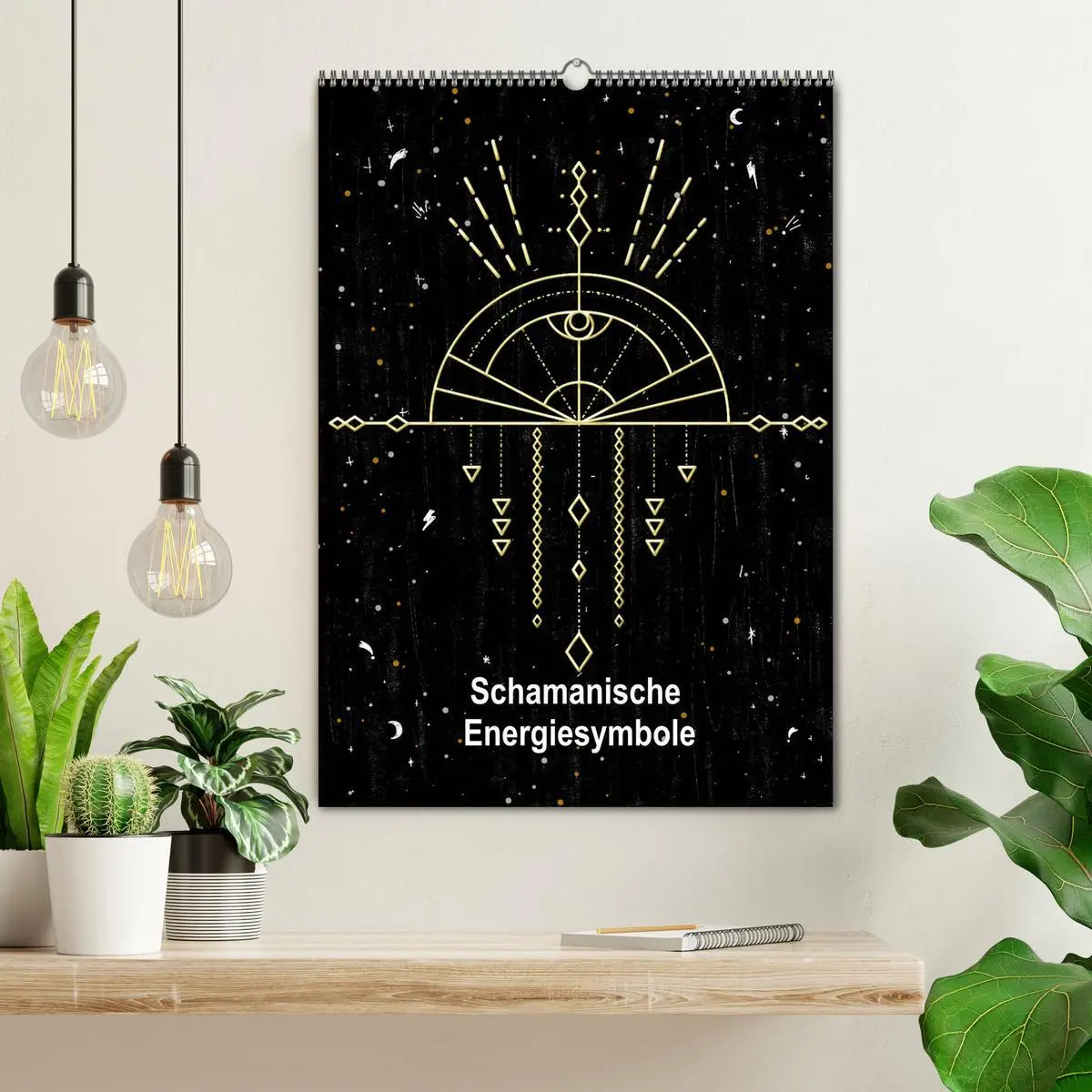 Bild: 9783516395488 | Schamanische Energiesymbole (Wandkalender 2026 DIN A2 hoch),...