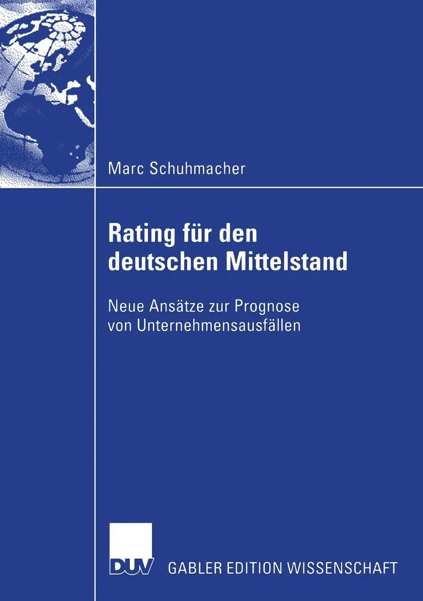 Cover: 9783835005488 | Bankinterne Rating-Systeme basierend auf Bilanz- und GuV-Daten für...
