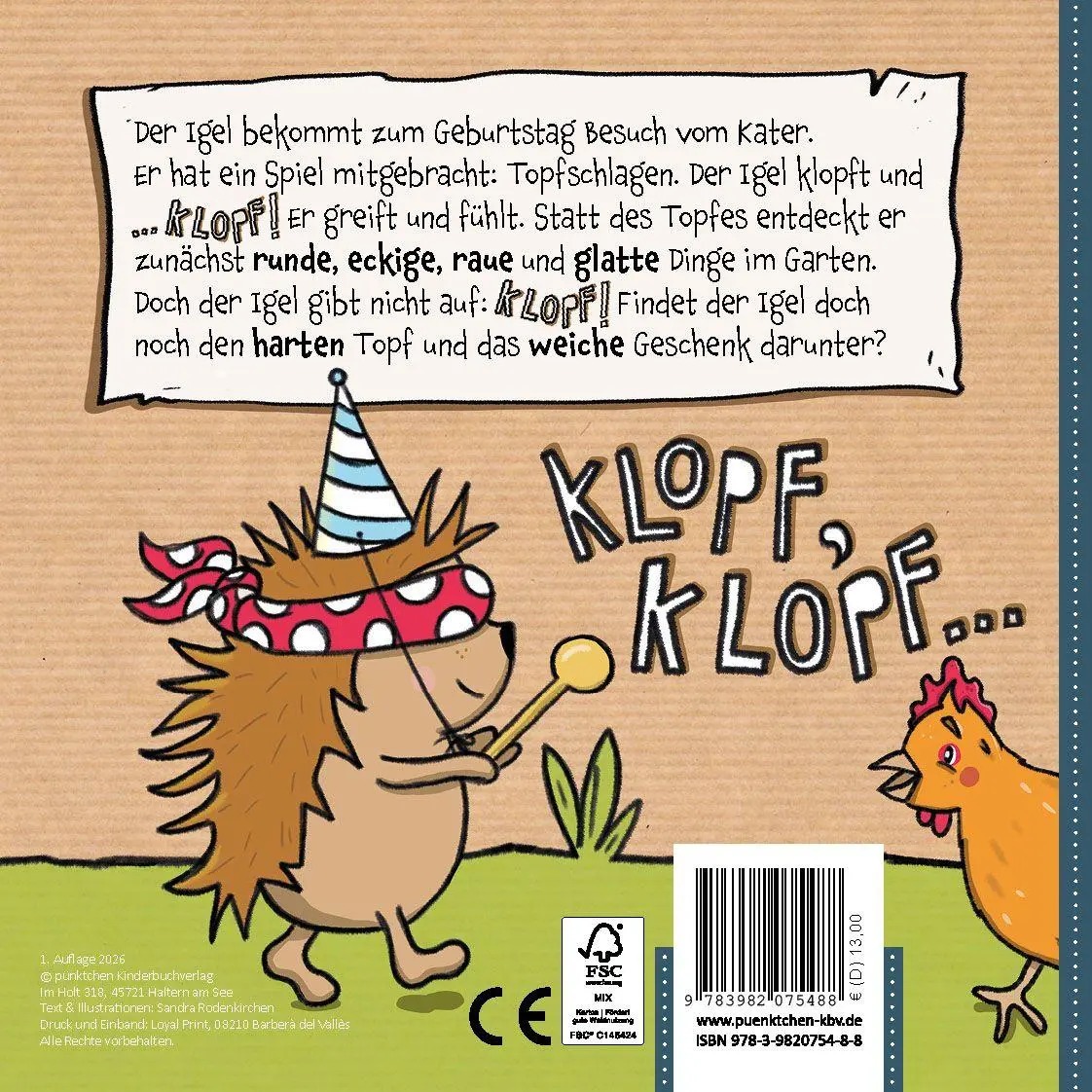 Autor: 9783982075488 | Klopf auf den Topf | Sandra Rodenkirchen | Buch | Deutsch | 2026