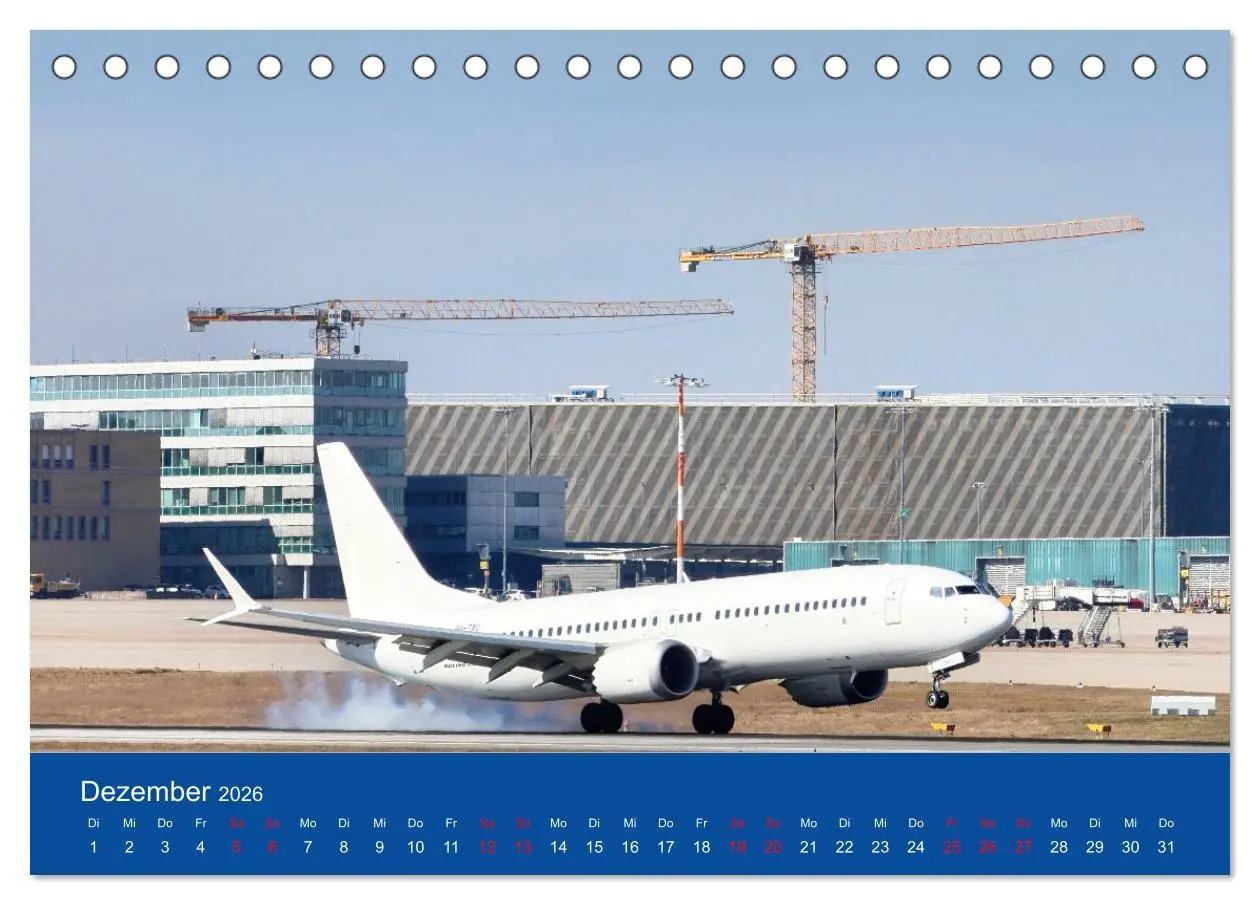 Bild: 9783457295588 | Besondere Flugzeuge am Flughafen Stuttgart (Tischkalender 2026 DIN...