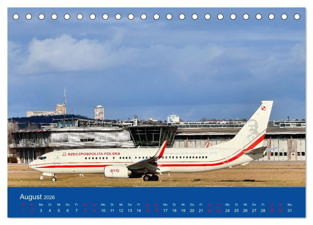 Bild: 9783457295588 | Besondere Flugzeuge am Flughafen Stuttgart (Tischkalender 2026 DIN...