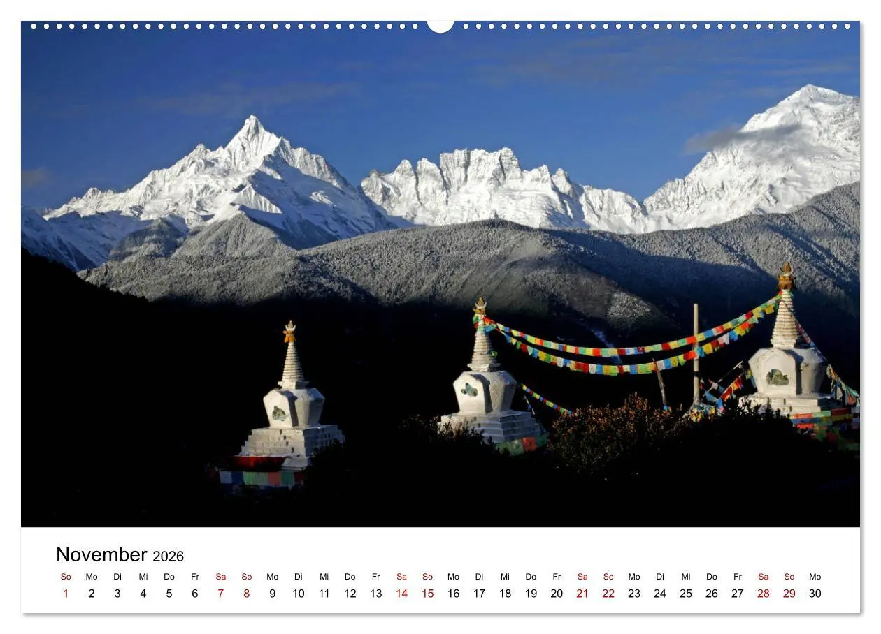 Bild: 9783457745588 | Wildes China (Wandkalender 2026 DIN A2 quer), CALVENDO Monatskalender