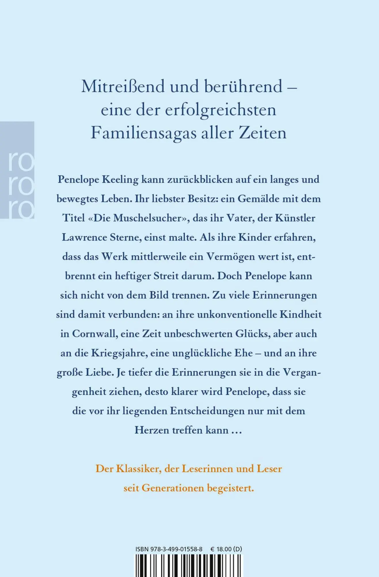 Rückseite: 9783499015588 | Die Muschelsucher | Rosamunde Pilcher | Taschenbuch | 864 S. | Deutsch