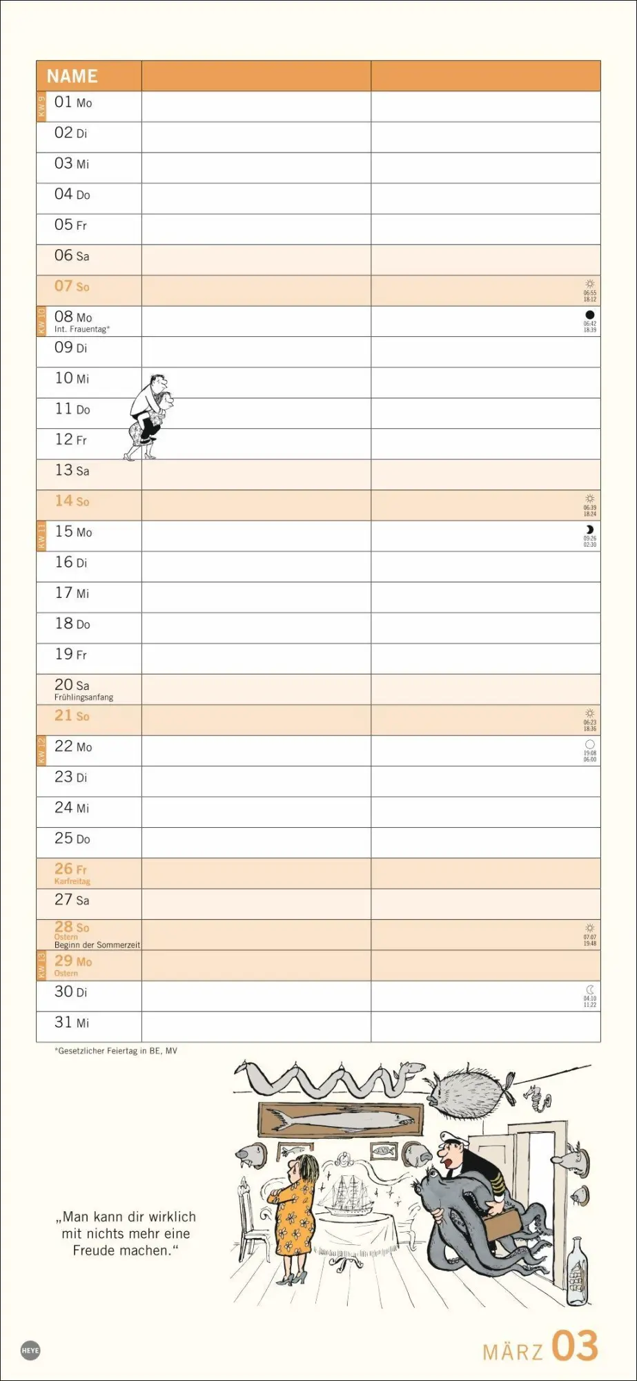 Bild: 9783756415588 | Loriot Planer für zwei 2027 | Loriot | Kalender | Spiralbindung | 2027