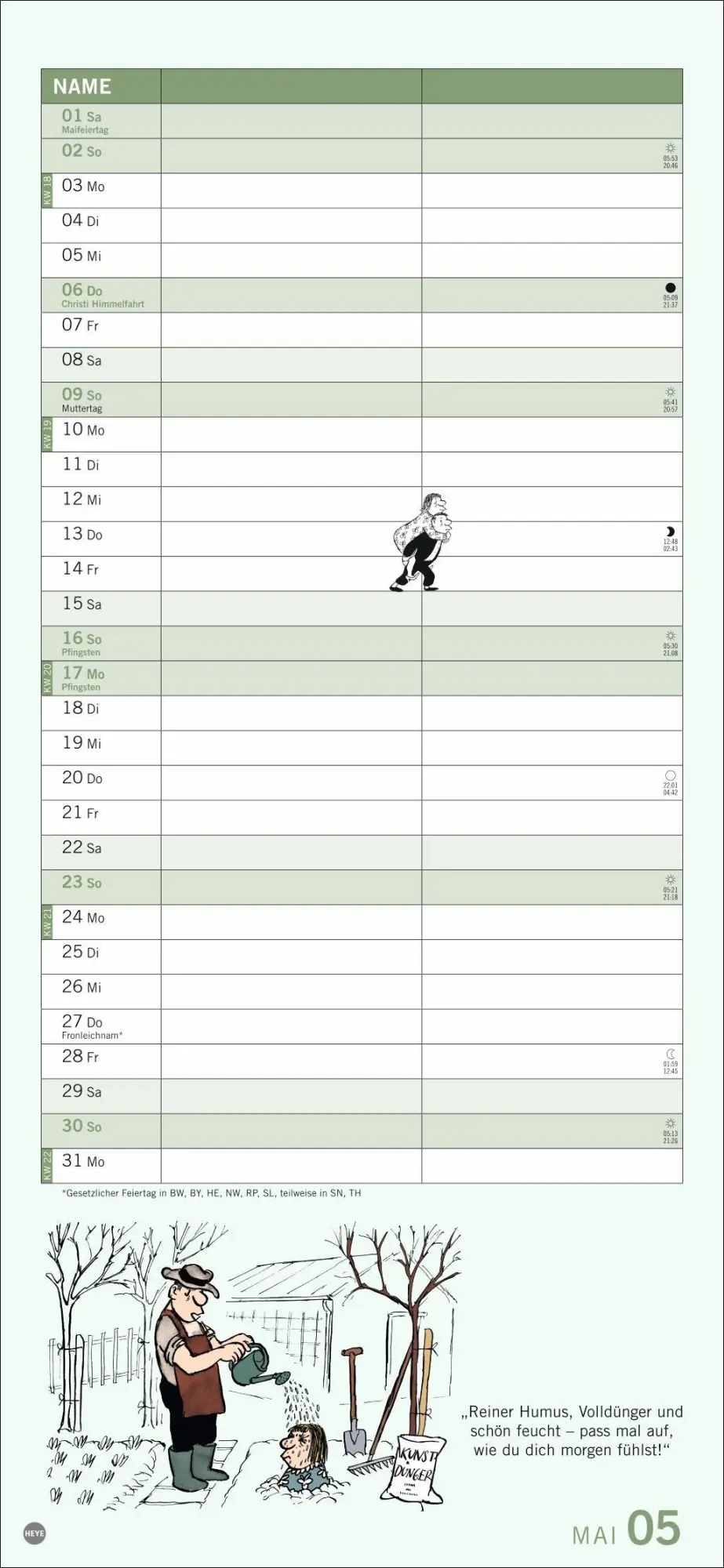 Bild: 9783756415588 | Loriot Planer für zwei 2027 | Loriot | Kalender | Spiralbindung | 2027