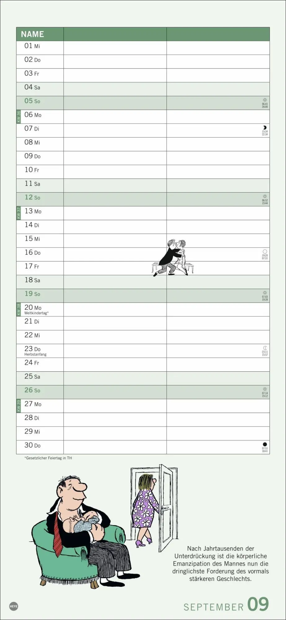 Bild: 9783756415588 | Loriot Planer für zwei 2027 | Loriot | Kalender | Spiralbindung | 2027