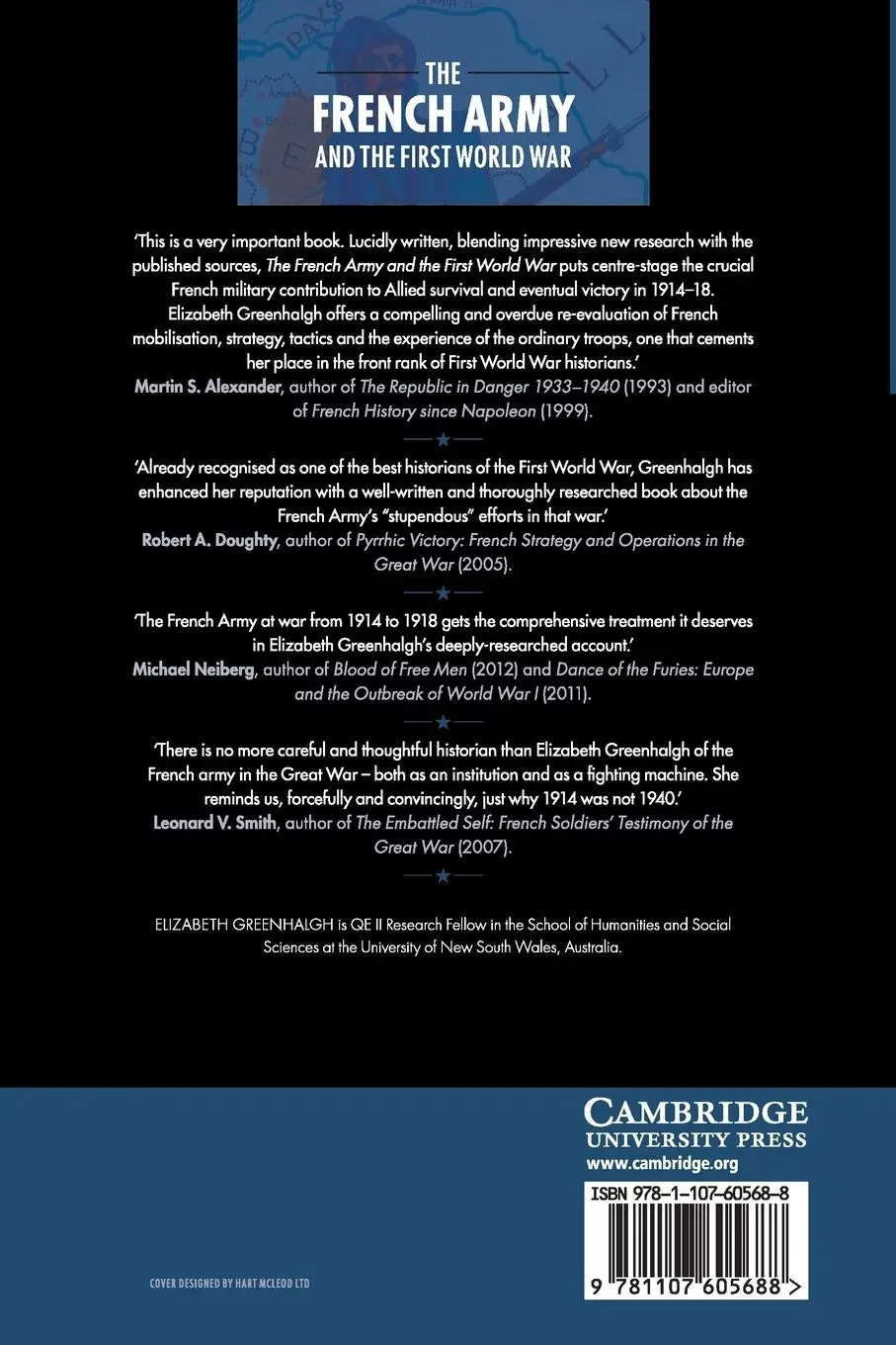 Rückseite: 9781107605688 | The French Army and the First World War | Elizabeth Greenhalgh | Buch