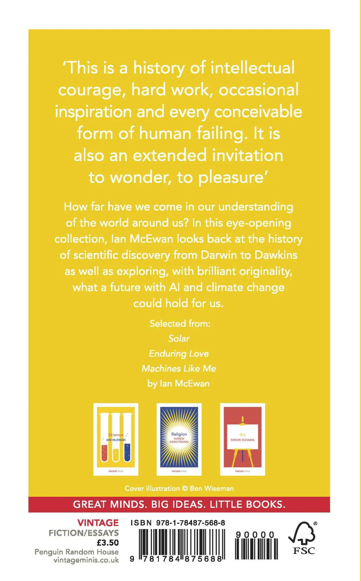 Rückseite: 9781784875688 | Science | Ian McEwan | Taschenbuch | Vintage Classics | 144 S. | 2019