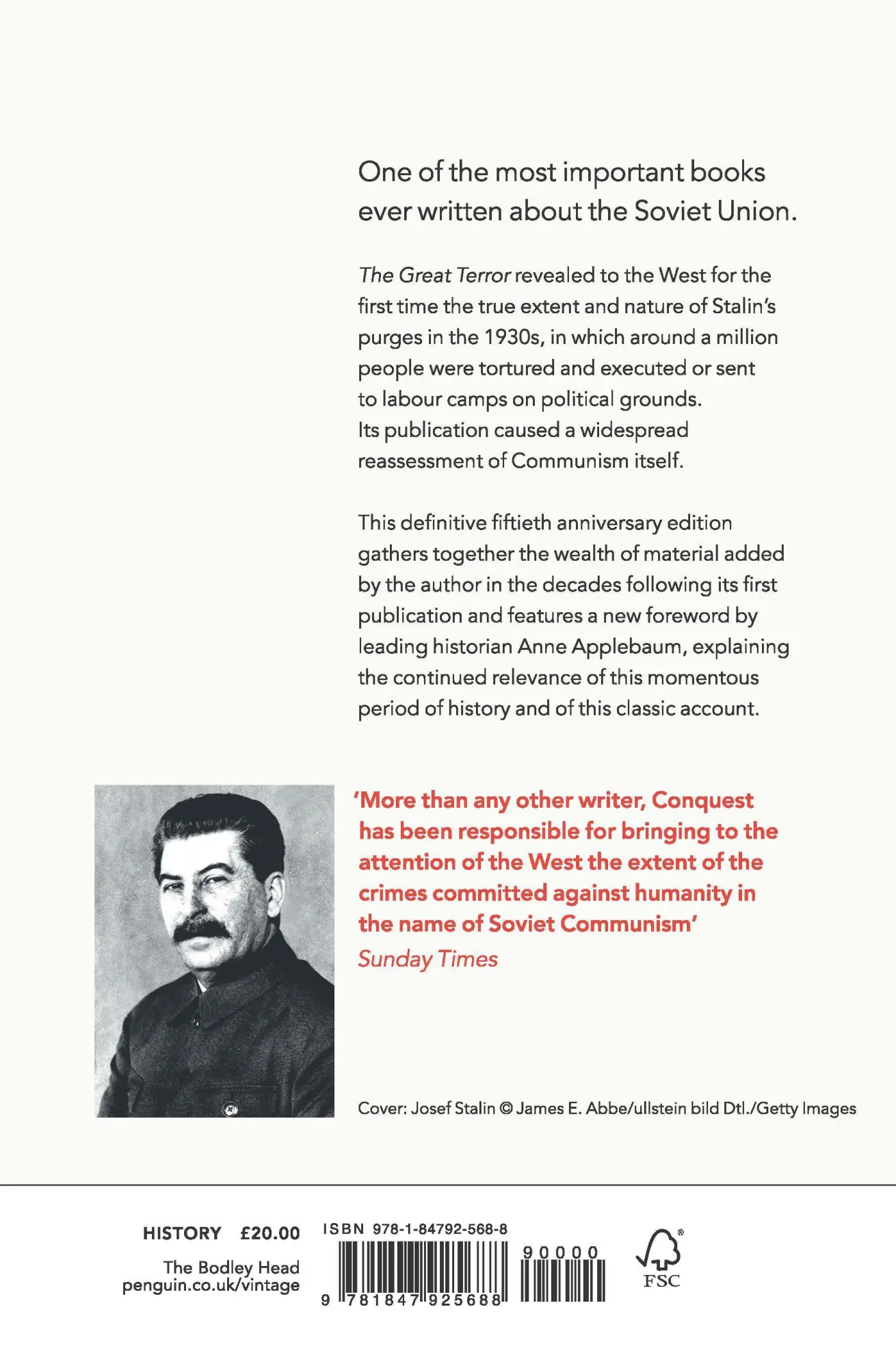 Rückseite: 9781847925688 | The Great Terror | Stalin's Purge of the Thirties | Robert Conquest