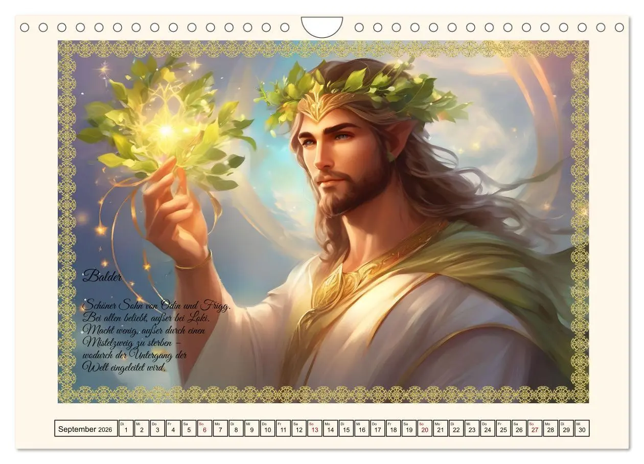 Bild: 9783457285688 | Nordische Mythen (Wandkalender 2026 DIN A4 quer), CALVENDO...