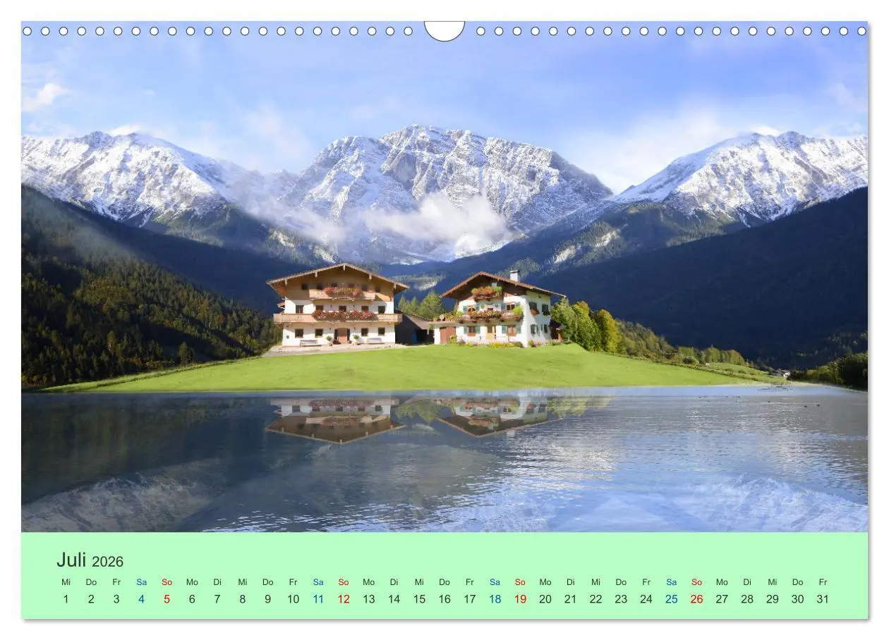 Bild: 9783457595688 | Zauber der Alpen (Wandkalender 2026 DIN A3 quer), CALVENDO...