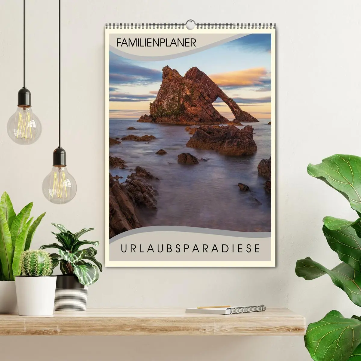Bild: 9783516445688 | Urlaubsparadiese - Familienplaner (Wandkalender 2026 DIN A2 hoch),...