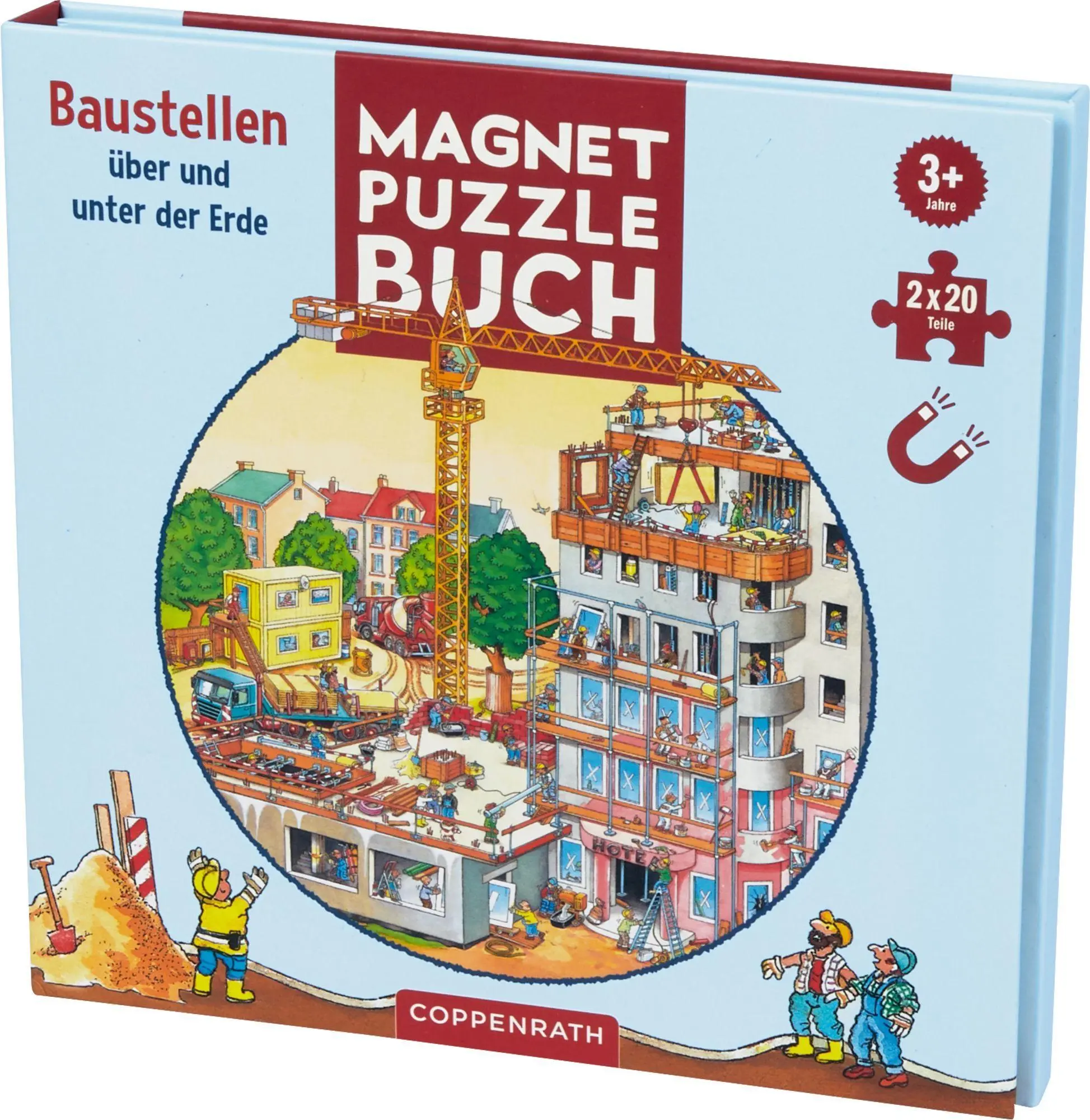 Bild: 9783649655688 | Magnet-Puzzlebuch: Baustellen über und unter der Erde | Stefan Seelig