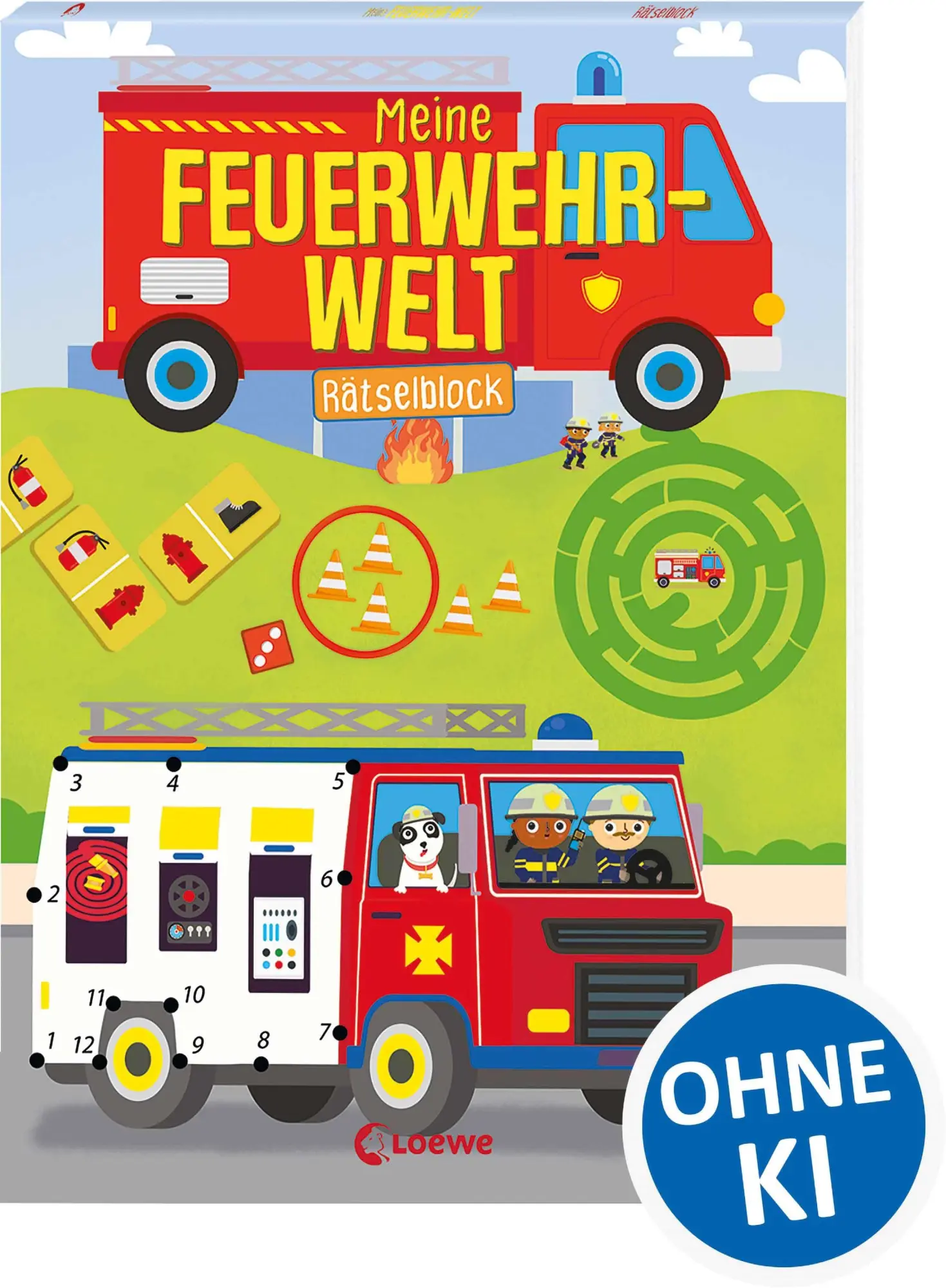 Cover: 9783743225688 | Meine Feuerwehr-Welt - Rätselblock | Anna Lena Grünhäuser | Buch