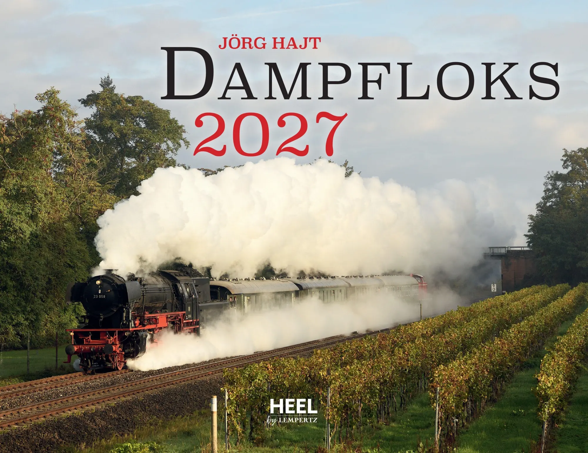Cover: 9783960585688 | Dampfloks in Farbe 2027 Eintragkalender | Jörg Hajt | Kalender | 14 S.
