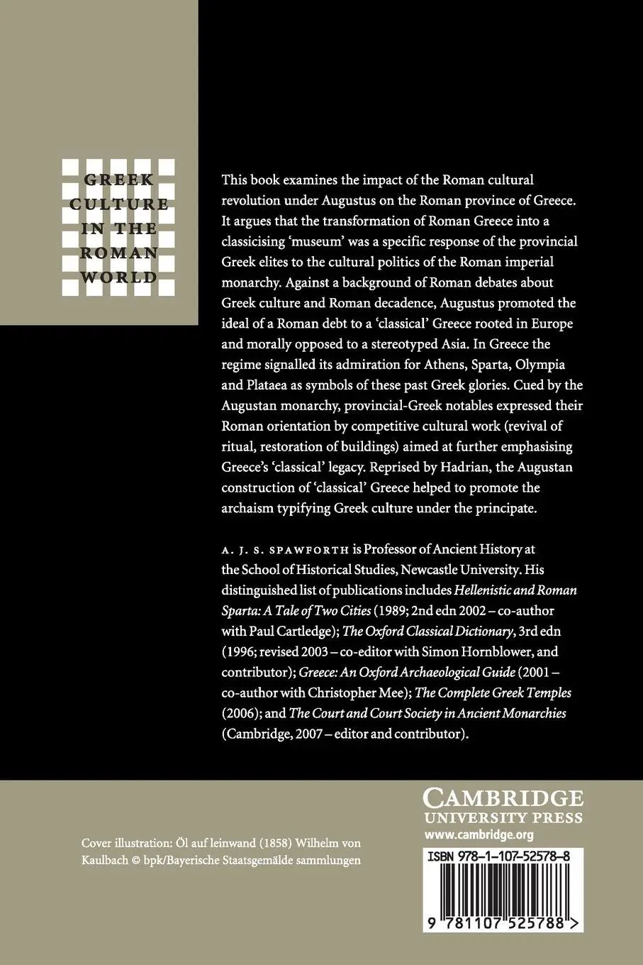 Rückseite: 9781107525788 | Greece and the Augustan Cultural Revolution | A. J. S. Spawforth