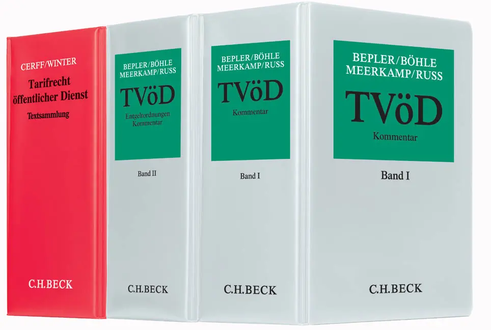 Cover: 9783406545788 | Kombi Rinck/Böhle/Pieper/Geyer, TVöD und Cerff/Winter, Tarifrecht...
