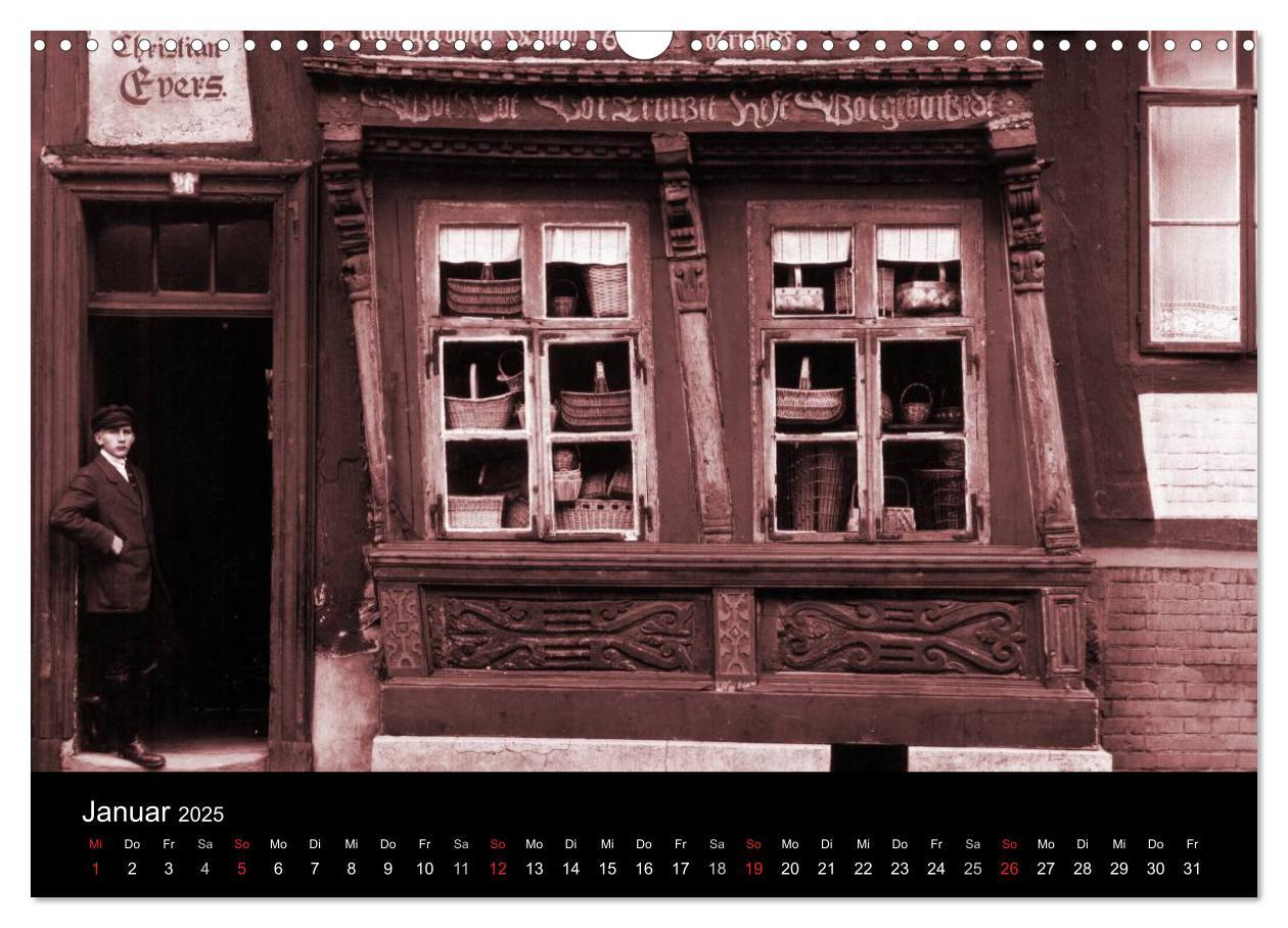 Bild: 9783435565788 | Hildesheimer Schaufenster um 1900 (Wandkalender 2025 DIN A3 quer),...
