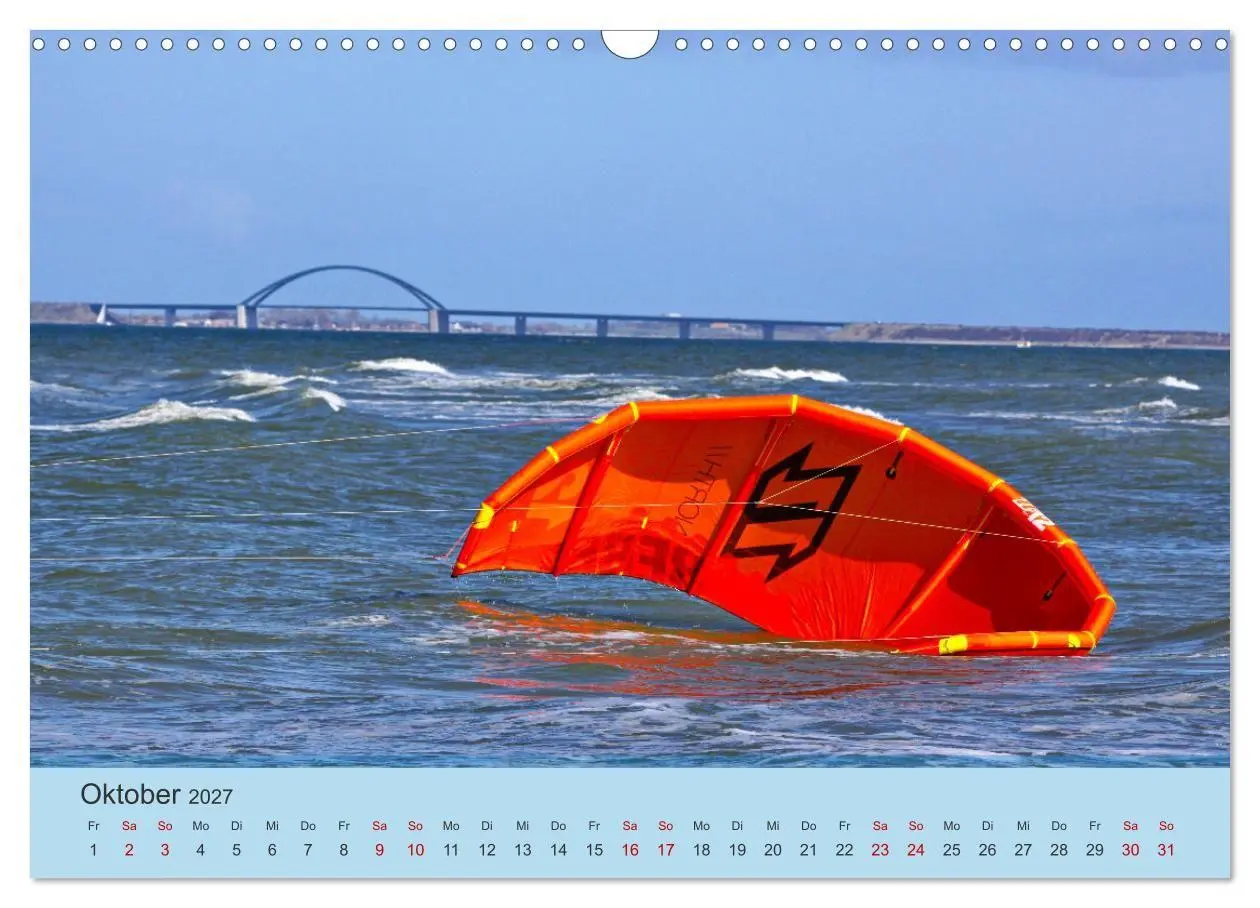 Bild: 9783569525788 | Fehmarnsund Brücke (Wandkalender 2027 DIN A3 quer), CALVENDO...