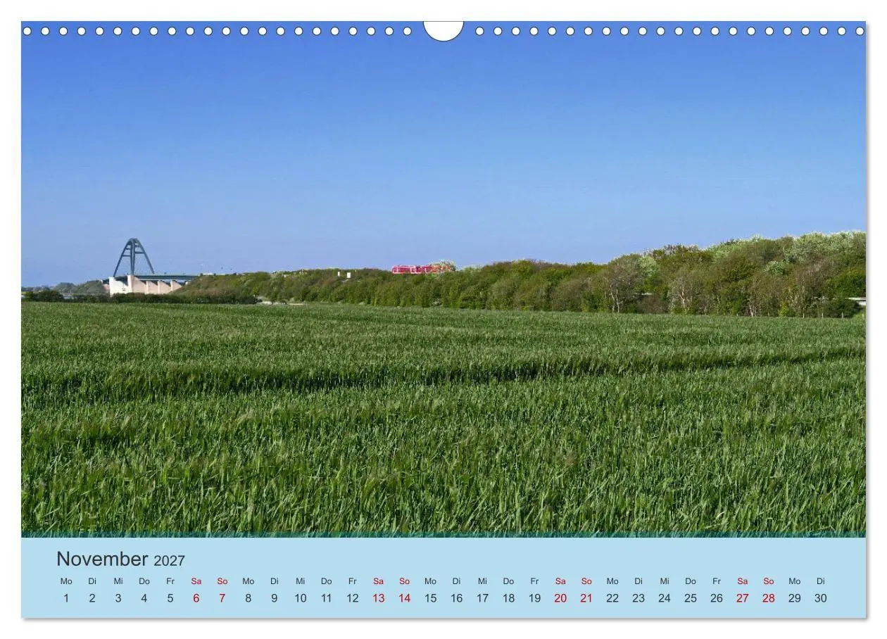 Bild: 9783569525788 | Fehmarnsund Brücke (Wandkalender 2027 DIN A3 quer), CALVENDO...