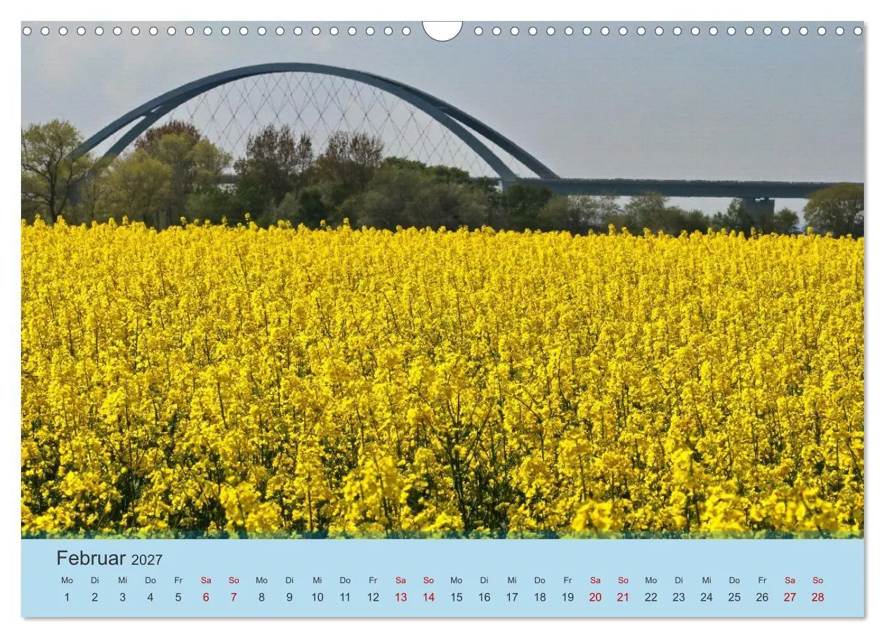 Bild: 9783569525788 | Fehmarnsund Brücke (Wandkalender 2027 DIN A3 quer), CALVENDO...