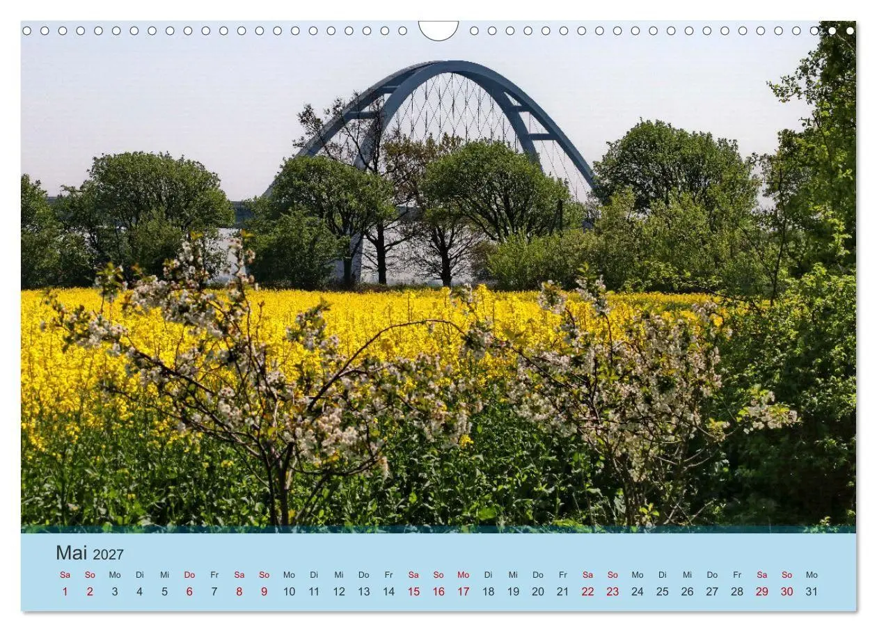 Bild: 9783569525788 | Fehmarnsund Brücke (Wandkalender 2027 DIN A3 quer), CALVENDO...
