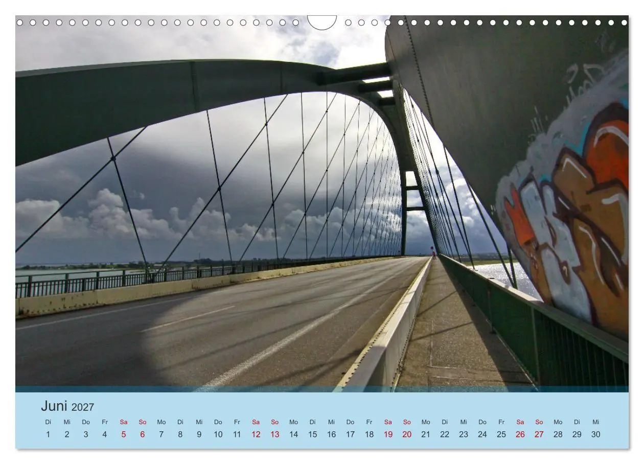 Bild: 9783569525788 | Fehmarnsund Brücke (Wandkalender 2027 DIN A3 quer), CALVENDO...