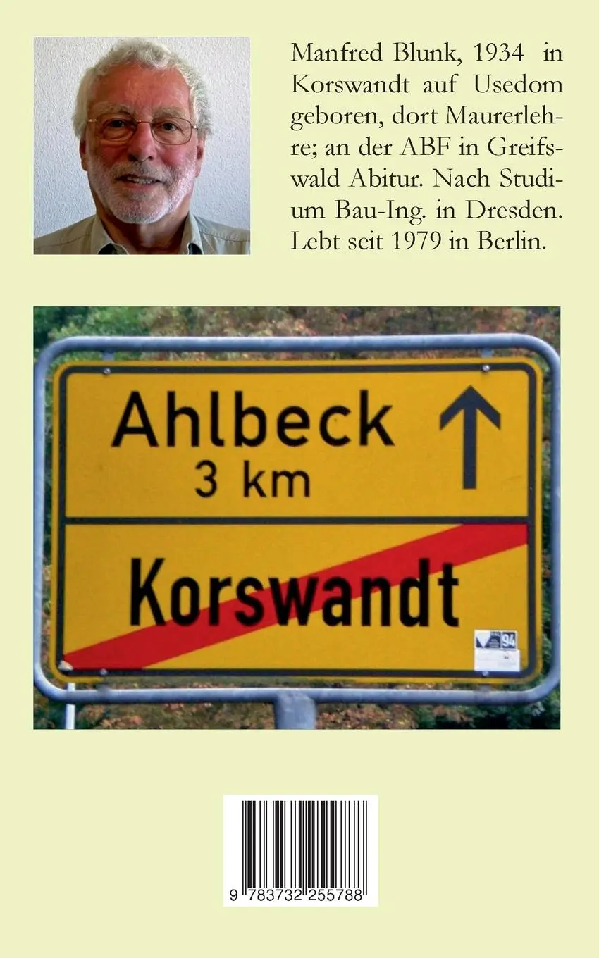 Rückseite: 9783732255788 | Minka | Meine Jünglingsjahre in Korswandt | Manfred Blunk | Buch