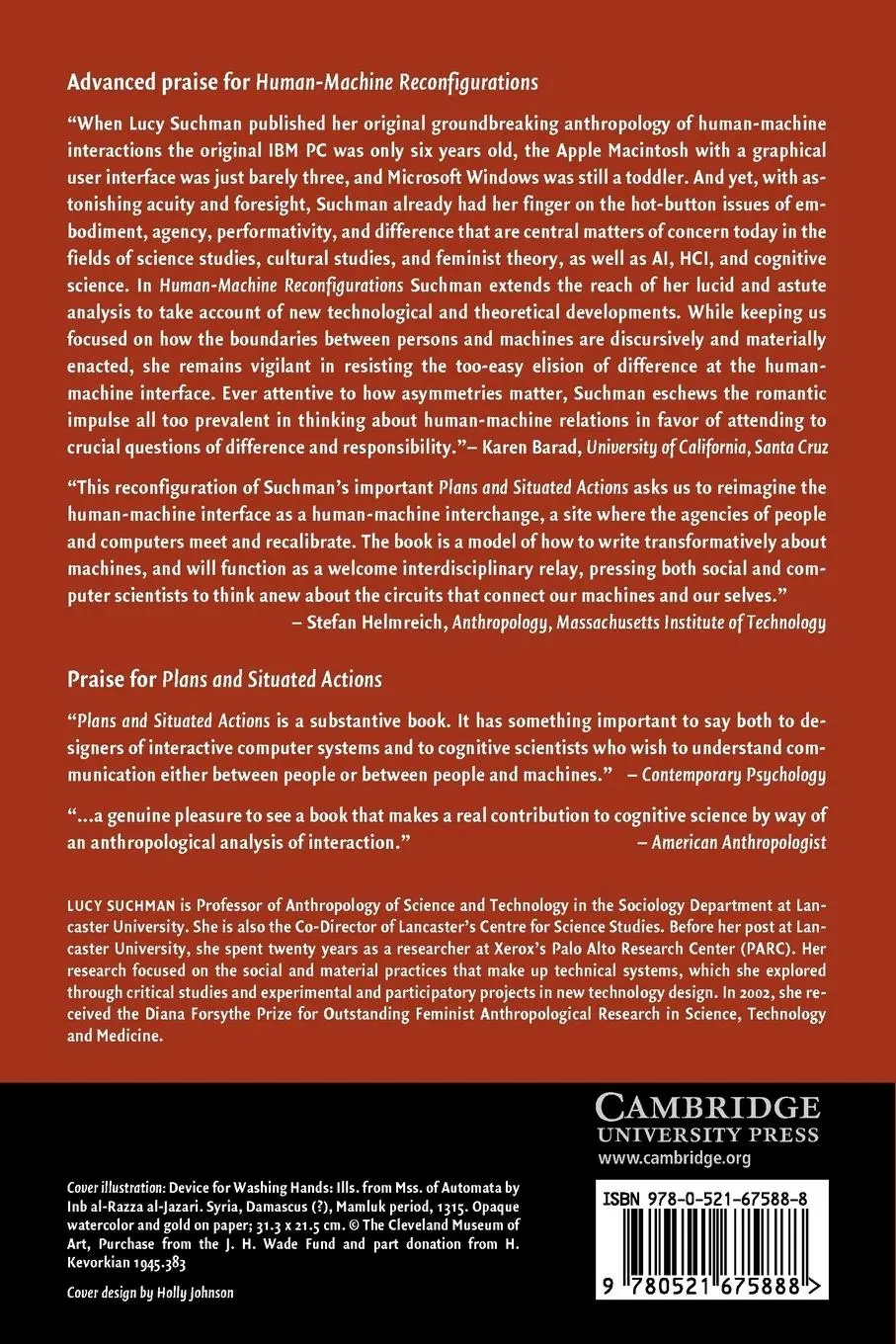 Rückseite: 9780521675888 | Human-Machine Reconfigurations | Plans and Situated Actions | Suchman