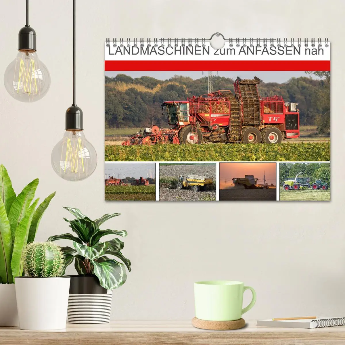 Bild: 9783516045888 | Landmaschinen zum Anfassen nah (Wandkalender 2026 DIN A4 quer),...