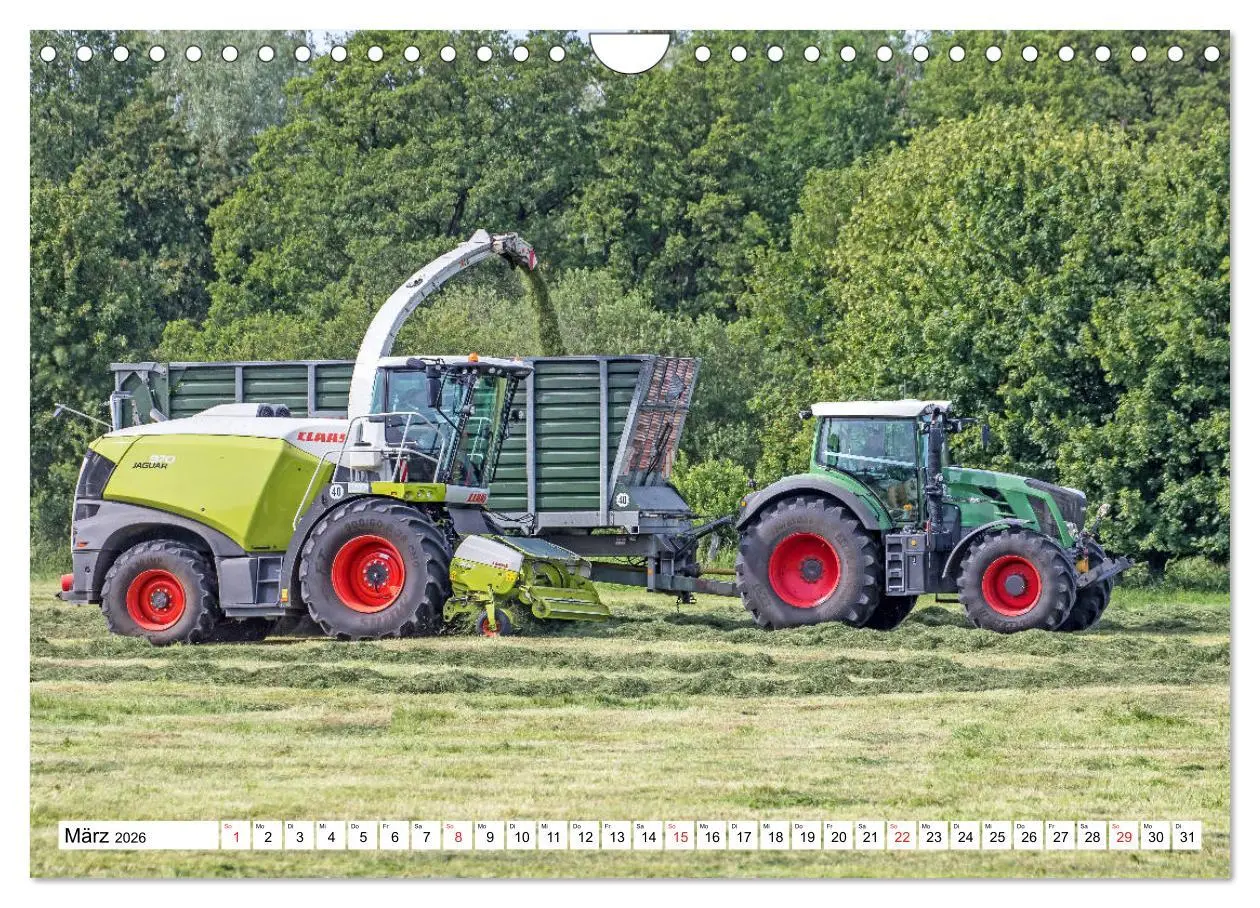 Bild: 9783516045888 | Landmaschinen zum Anfassen nah (Wandkalender 2026 DIN A4 quer),...