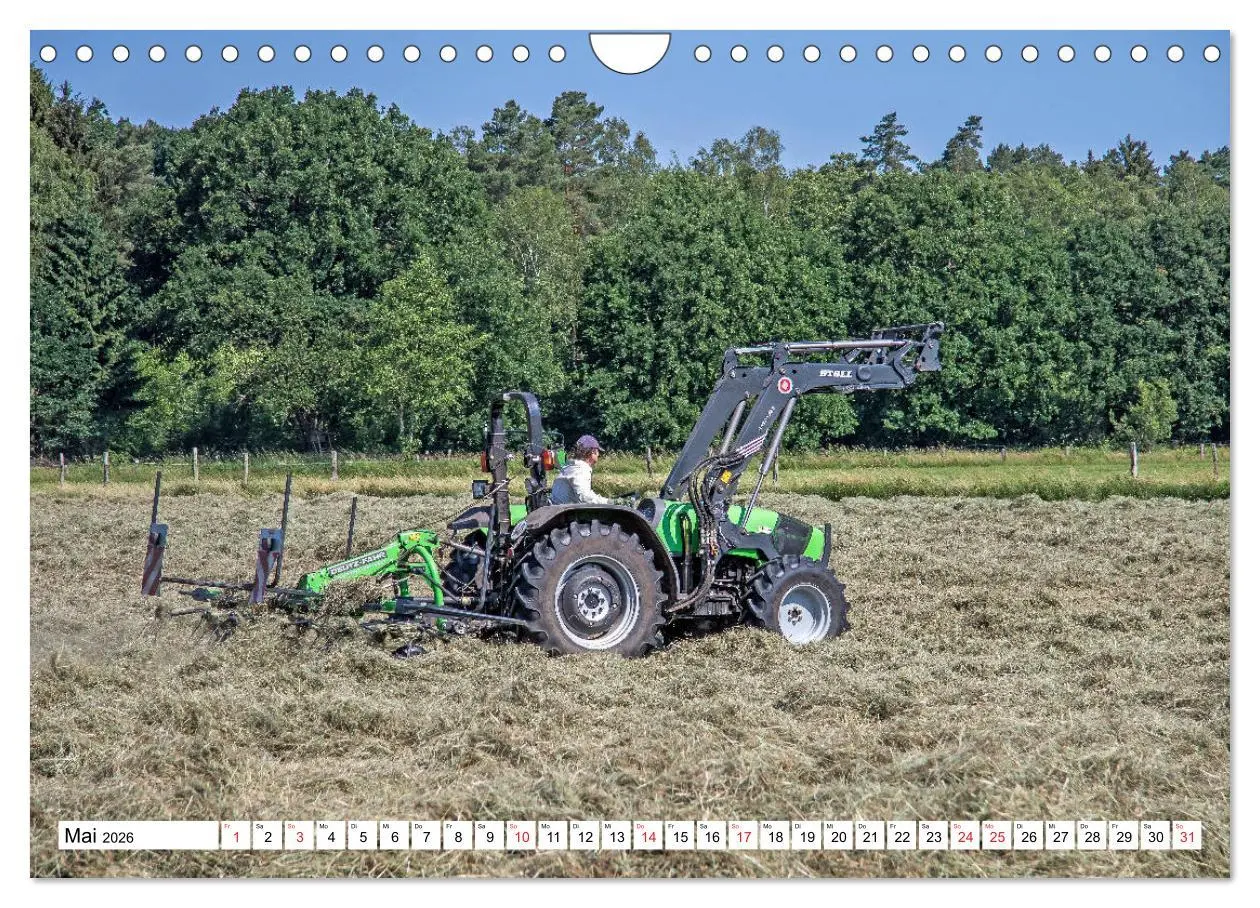Bild: 9783516045888 | Landmaschinen zum Anfassen nah (Wandkalender 2026 DIN A4 quer),...