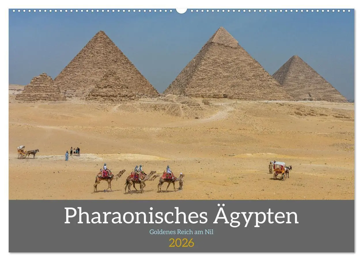 Cover: 9783516665888 | Pharaonisches Ägypten (Wandkalender 2026 DIN A2 quer), CALVENDO...