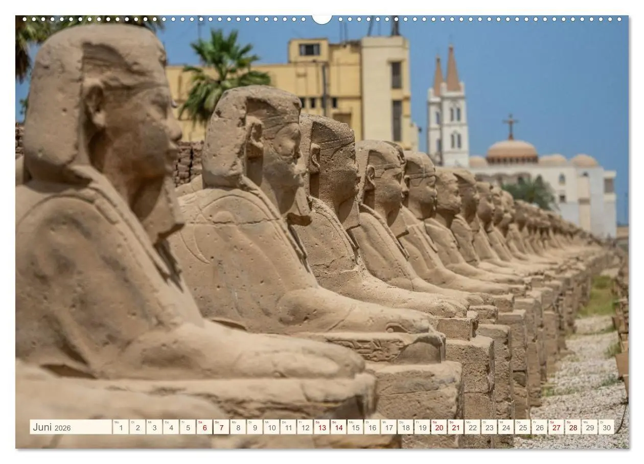 Bild: 9783516665888 | Pharaonisches Ägypten (Wandkalender 2026 DIN A2 quer), CALVENDO...