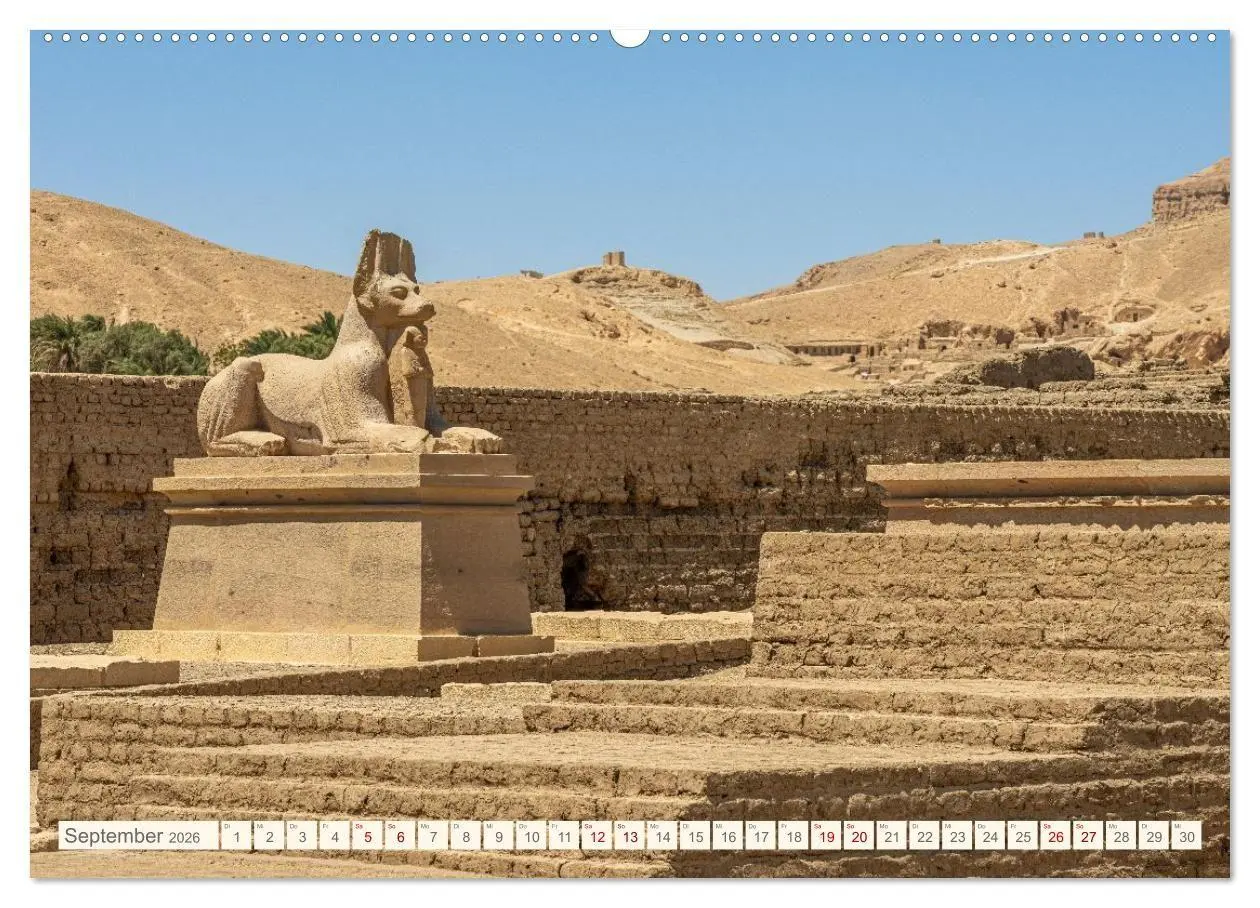 Bild: 9783516665888 | Pharaonisches Ägypten (Wandkalender 2026 DIN A2 quer), CALVENDO...